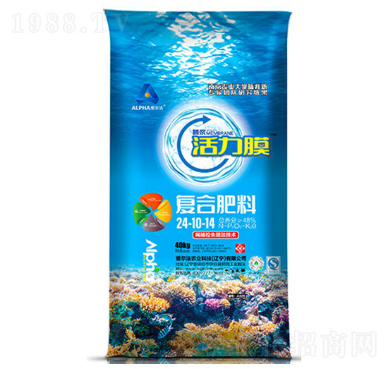 活力膜復(fù)合肥料24-10-14-愛爾法