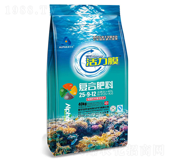 活力膜復(fù)合肥料25-9-12-愛(ài)爾法