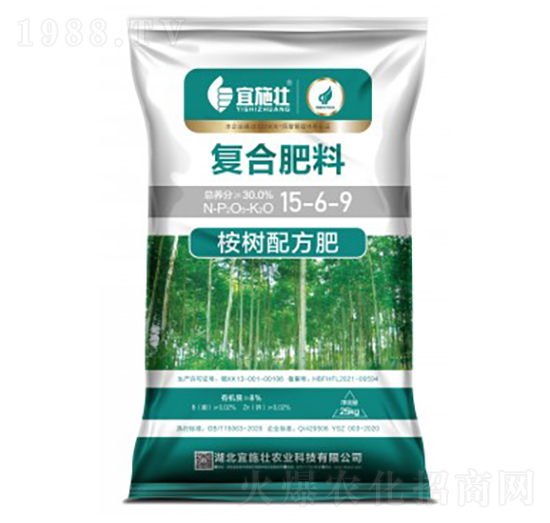30%桉樹配方復合肥料15-6-9-宜施壯