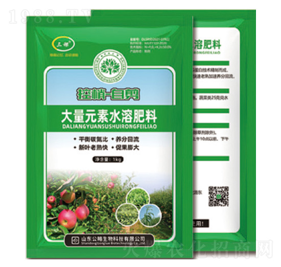 大量元素水溶肥料-營養(yǎng)·控梢-三稞-公略生物