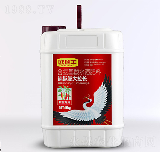 辣椒膨大拉長-含氨基酸水溶肥料-歐瑞豐