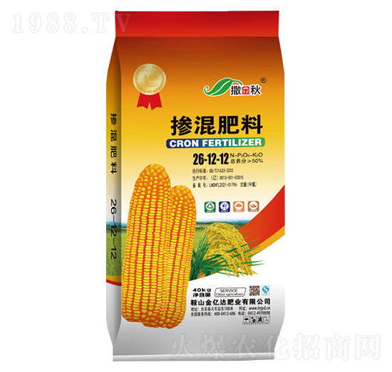 40kg摻混肥料26-12-12-撒金秋-金億達(dá)肥業(yè)