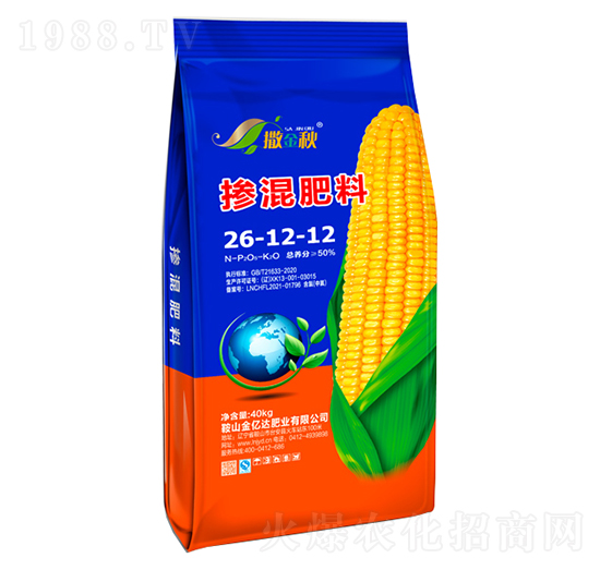 玉米專用摻混肥料26-12-12-撒金秋-金億達(dá)肥業(yè)