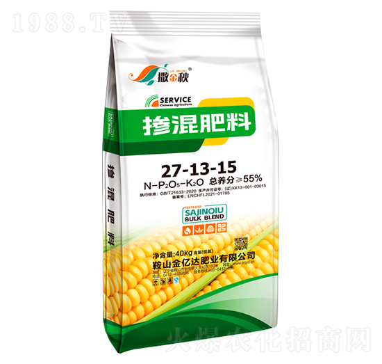 玉米專用摻混肥料27-13-15-撒金秋-金億達肥業(yè)