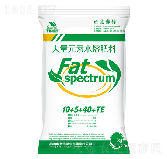 大量元素水溶肥料10-5-10+TE-宇東植康-圣金肥業(yè)