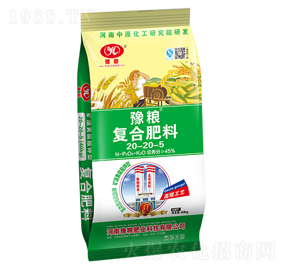 礦源黃腐酸鉀硫酸鉀復(fù)合肥-20-20-5-豫糧肥業(yè)