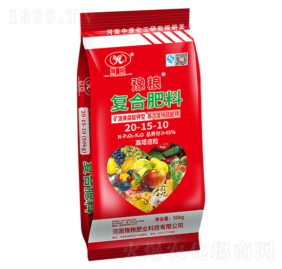 礦源黃腐酸鉀型高純度純硫酸鉀復(fù)合肥料20-15-10-豫糧肥業(yè)