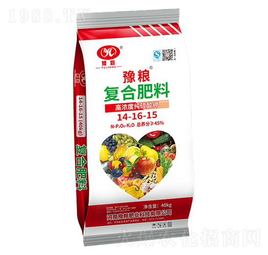 高濃度純硫酸鉀復(fù)合肥料14-16-15-豫糧肥業(yè)