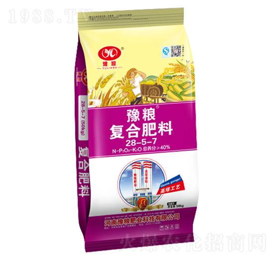 高塔小麥玉米復(fù)合肥料28-5-7-豫糧肥業(yè)