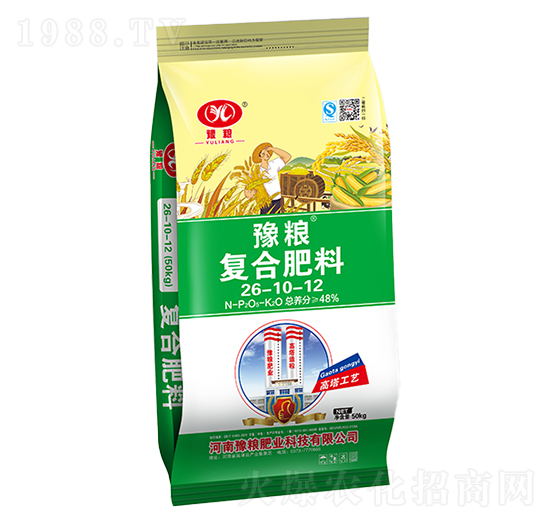 高塔小麥玉米復(fù)合肥料26-10-12-豫糧肥業(yè)