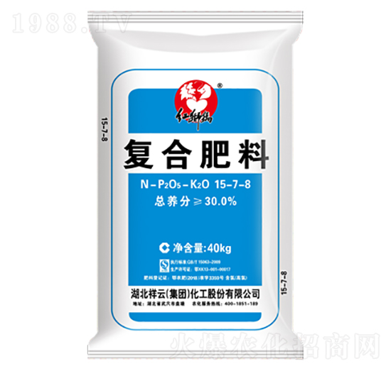 氨化高氯復合肥料15-7-8-紅獅犸-祥云農(nóng)業(yè)