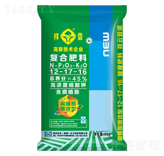 高濃度硫酸鉀復合肥料12-17-16-祥云農(nóng)業(yè)