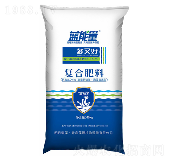 多又好復(fù)合肥料15-5-25-藍(lán)能量-藻源植物