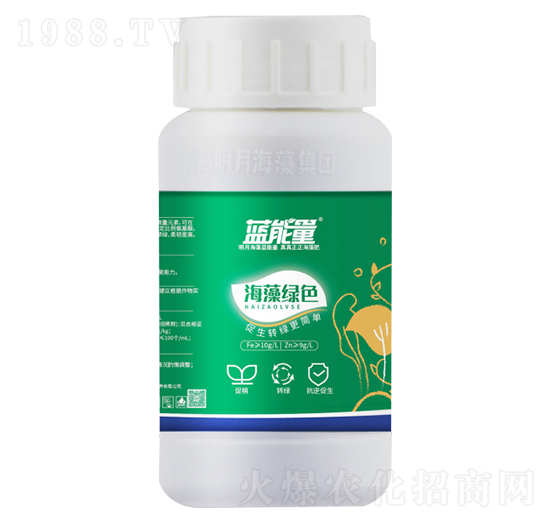 海藻綠色葉面肥-藍(lán)能量-藻源植物