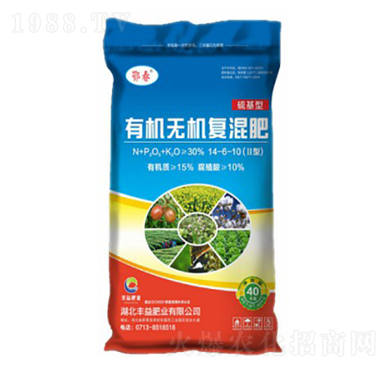 硫基型有機(jī)無機(jī)復(fù)混肥料14-6-10-鄂春-豐益肥業(yè)