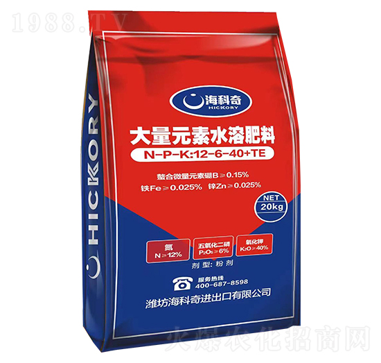 大量元素水溶肥料12-6-40+TE-?？破? style=