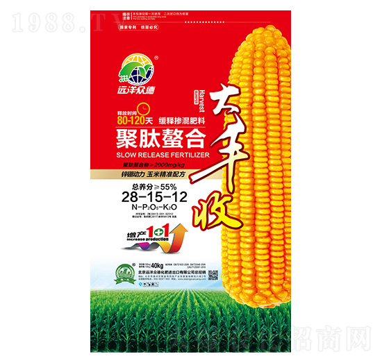 聚肽螯合緩釋摻混肥料28-15-12-大豐收-遠洋眾德