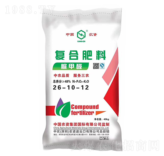 脲甲醛復(fù)合肥料26-10-12-中農(nóng)農(nóng)資