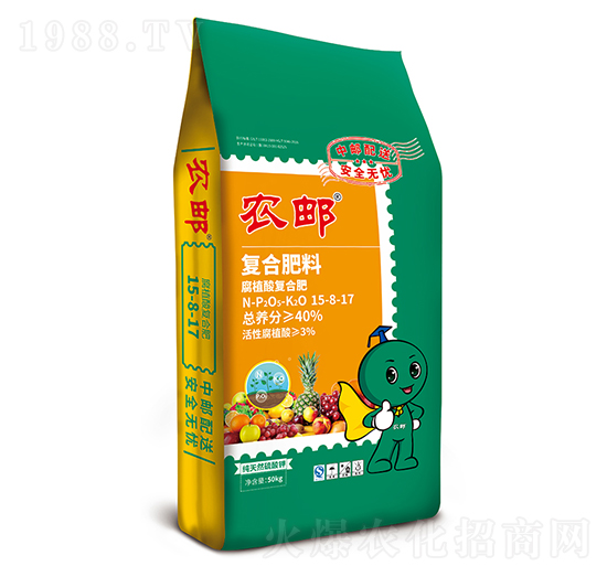 農(nóng)郵腐植酸復(fù)合肥15-8-17-農(nóng)大肥業(yè)