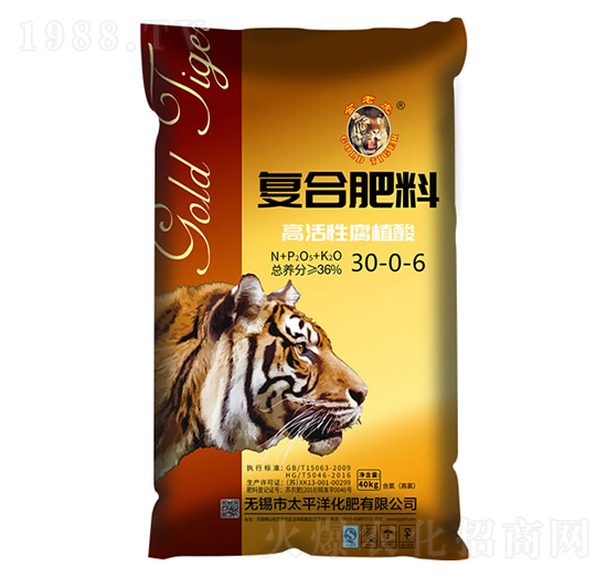 高活性腐植酸復(fù)合肥料30-0-6-金老虎-太平洋化肥