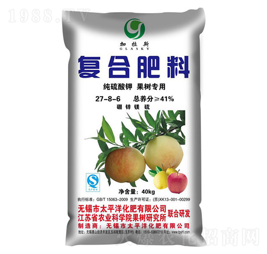 果樹專用復(fù)合肥料27-8-6-加拉斯-太平洋化肥