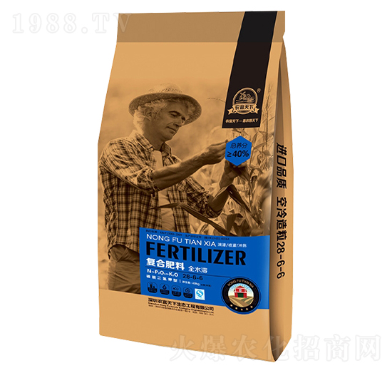 玉米專用磷酸二氫鉀型全水溶復合肥料28-6-6-農富天下