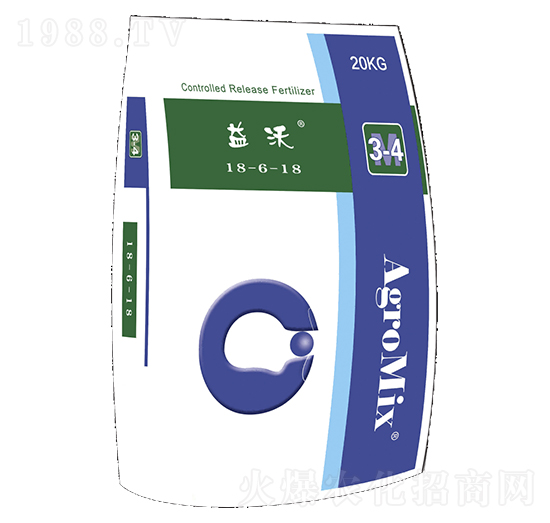 控釋配方摻混肥料18-6-18+2CaO+MgO+TE-益沃-愛益七海