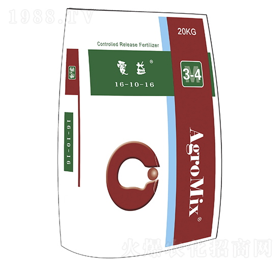 控釋配方摻混肥料16-10-16+2MgO+TE-愛(ài)益-愛(ài)益七海