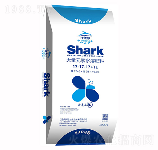 大量元素水溶肥料17-17-17+TE-阿爾法農業(yè)