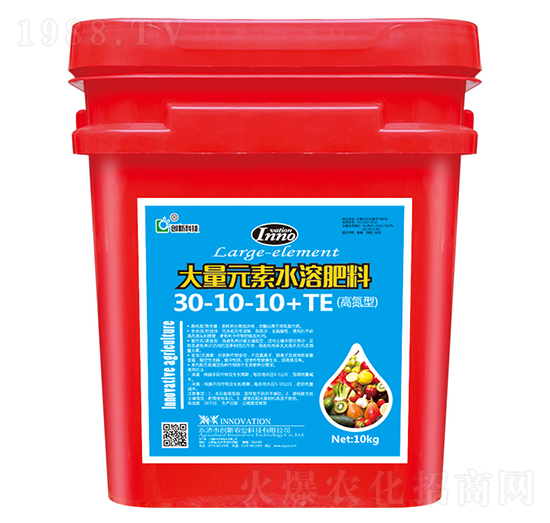 10kg高氮型大量元素水溶肥料30-10-10+TE-創(chuàng)新科技