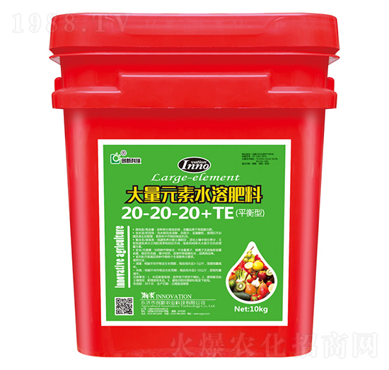 10kg平衡型大量元素水溶肥料20-20-20+TE-創(chuàng)新科技