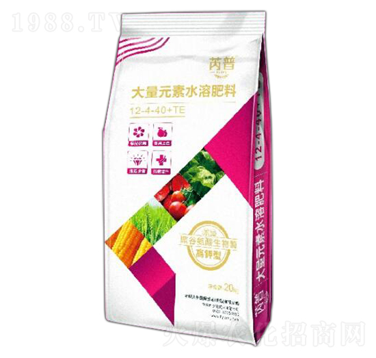 大量元素水溶肥料12-4-40+TE-豐耘九州