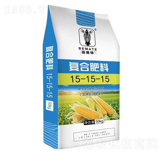玉米長(zhǎng)效復(fù)合肥料15-15-15-佰鎷特-云天化農(nóng)資