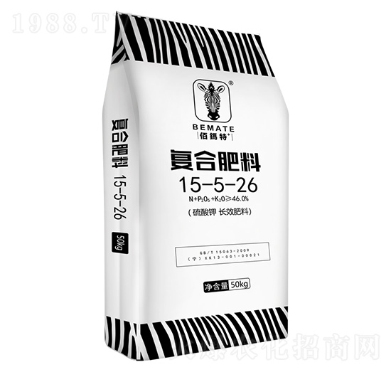 硫酸鉀長效復合肥料15-5-26-佰鎷特-云天化農(nóng)資