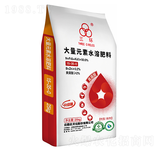 ����Ԫ��ˮ�ܷ���15-35-0-���h(hu��n)-���컯�r(n��ng)�Y
