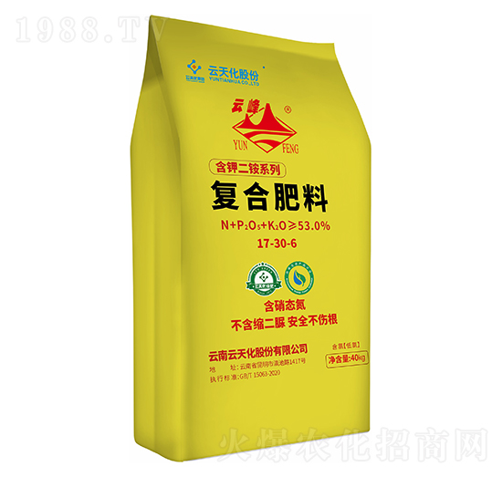 含鉀二銨系列復合肥料17-30-6-云峰化工
