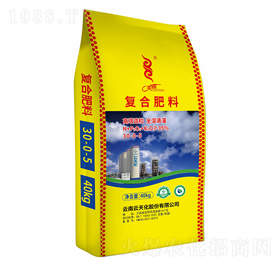 高塔造粒復(fù)合肥料30-0-5-天騰化工
