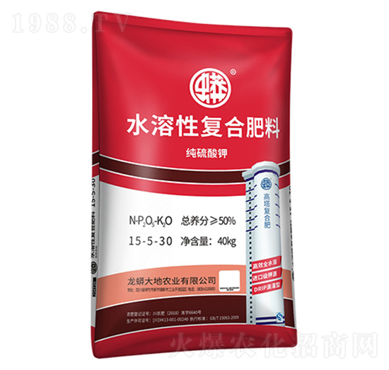純硫酸鉀水溶性復合肥料15-5-30-蟒牌-農(nóng)技小院