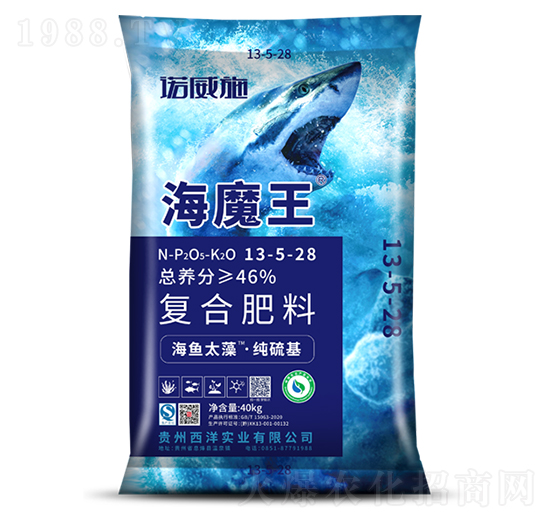 純硫基復合肥料13-5-28-海魔王-諾威施生物