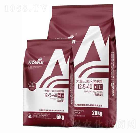 高鉀型大量元素水溶肥料12-5-40+TE-農(nóng)無憂