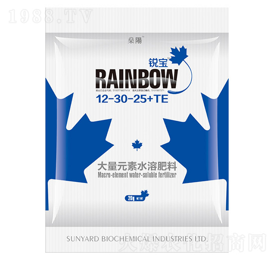 大量元素水溶肥料12-30-25+TE-銳寶-燊陽(yáng)化工