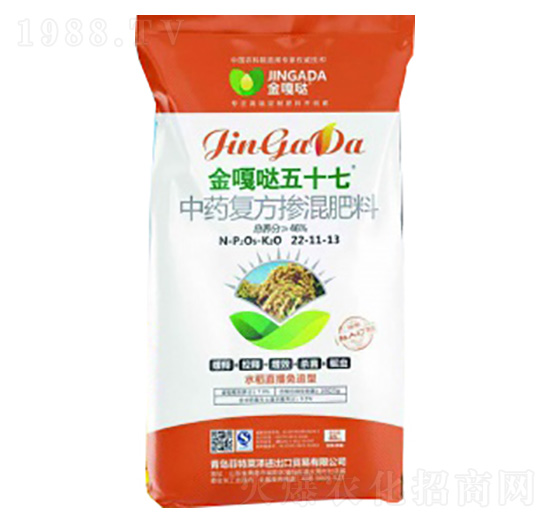 中藥復(fù)方摻混肥料22-11-13-金嘎噠五十七-菲特萊澤