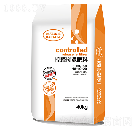 40kg控釋摻混肥18-10-20-德福萊克-眾德農(nóng)業(yè)
