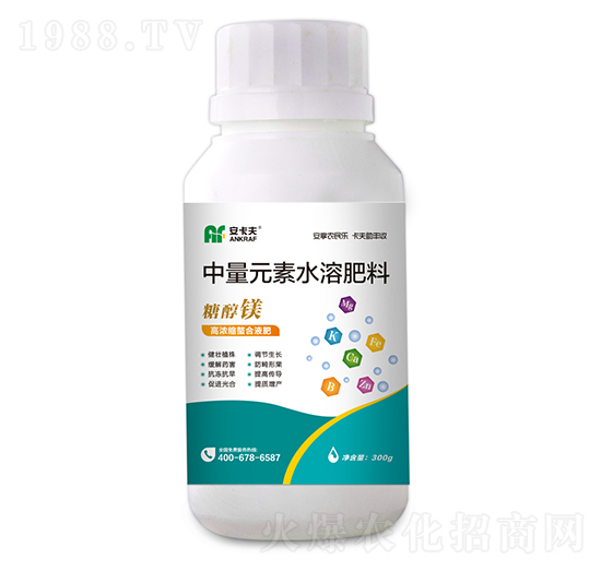 300g中量元素水溶肥料-糖醇鎂-安卡夫