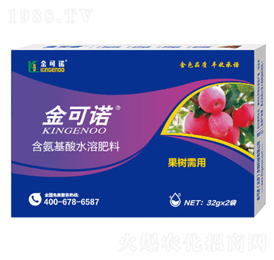 32g果樹需用含氨基酸水溶肥料-金可諾