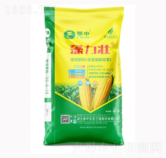 藻力壯摻混肥料25-5-10-浩斯特農業(yè)