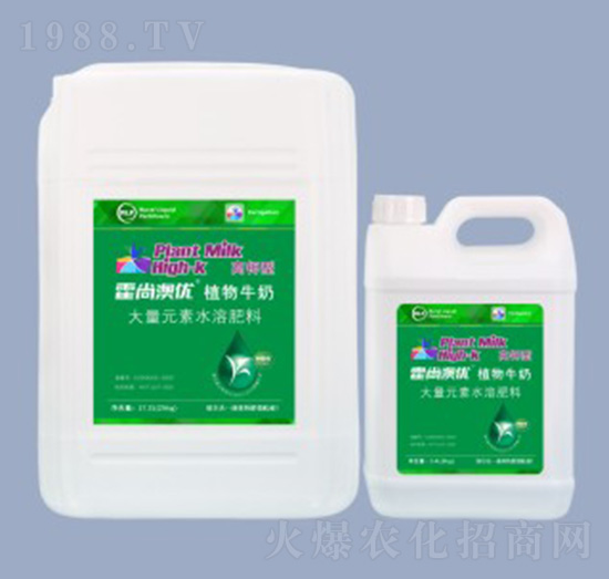 高鉀型大量元素水溶肥料-霍尚澳優(yōu)·植物牛奶-埃爾夫農業(yè)