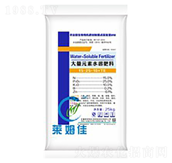 ����Ԫ��ˮ�ܷ���15-25-10+TE-�Rķ������