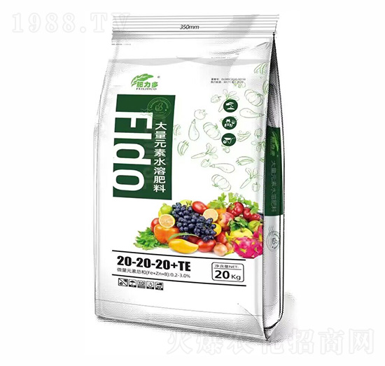 20kg大量元素水溶肥料20-20-20+TE-肥力多-川西興達化工