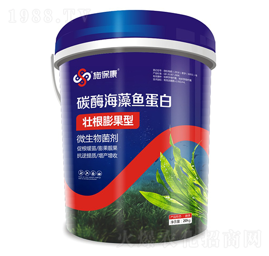 壯根膨果型碳酶海藻魚蛋白-施?？? style=